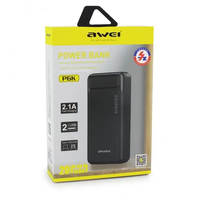 Powerbank Awei P6 20000